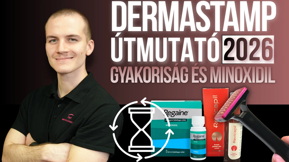 Dermastamp 1 mm gyakoriság és minoxidil