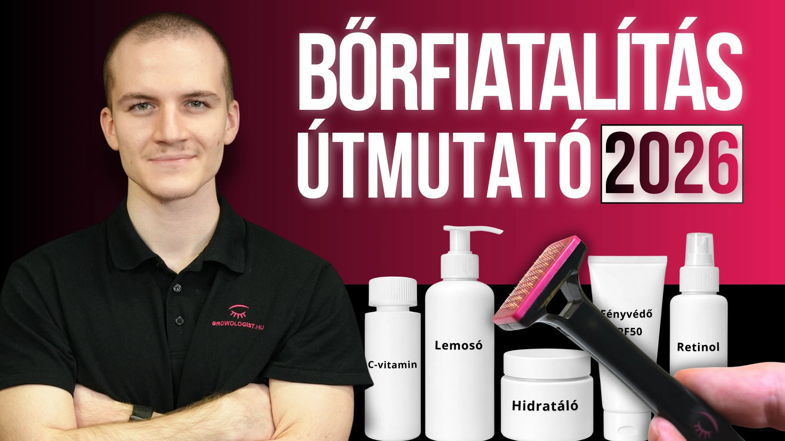 Bőrfiatalítás: SPF, retinoid, C‑vitamin, barrier